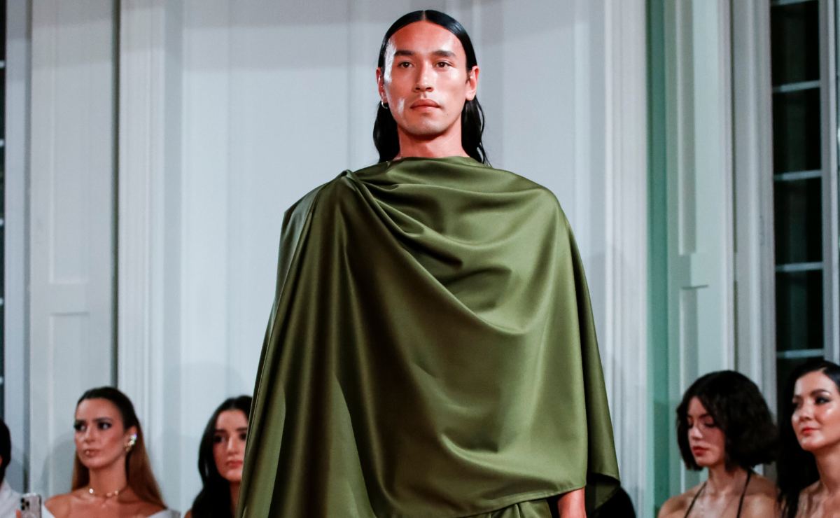 Neithan Herbert presentó su colección ‘Raíz Sin Tierra’ / Foto: Esteban Torreblanca