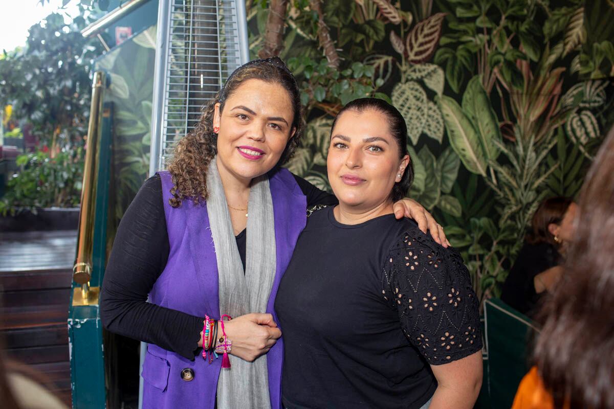 Mariana Gómez del Campo y Paulina Fuentes. (Foto: Esteban Torreblanca)