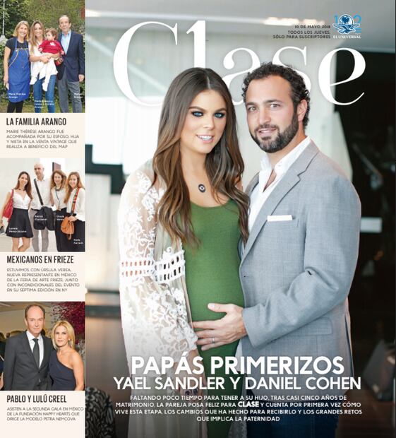 En Portada: Yael Sandler y Daniel Cohen a punto de ser papás 