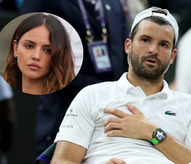Eiza González reacciona a la lesión de su novio Grigor Dimitrov en Wimbledon 2025