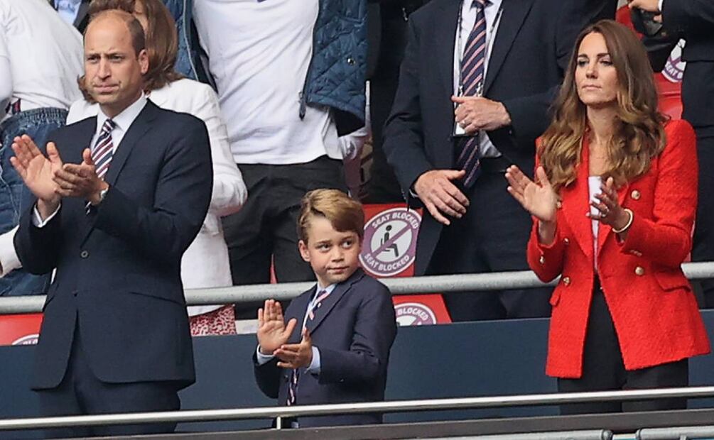 El príncipe George, el tierno protagonista en el partido de la Eurocopa 2020