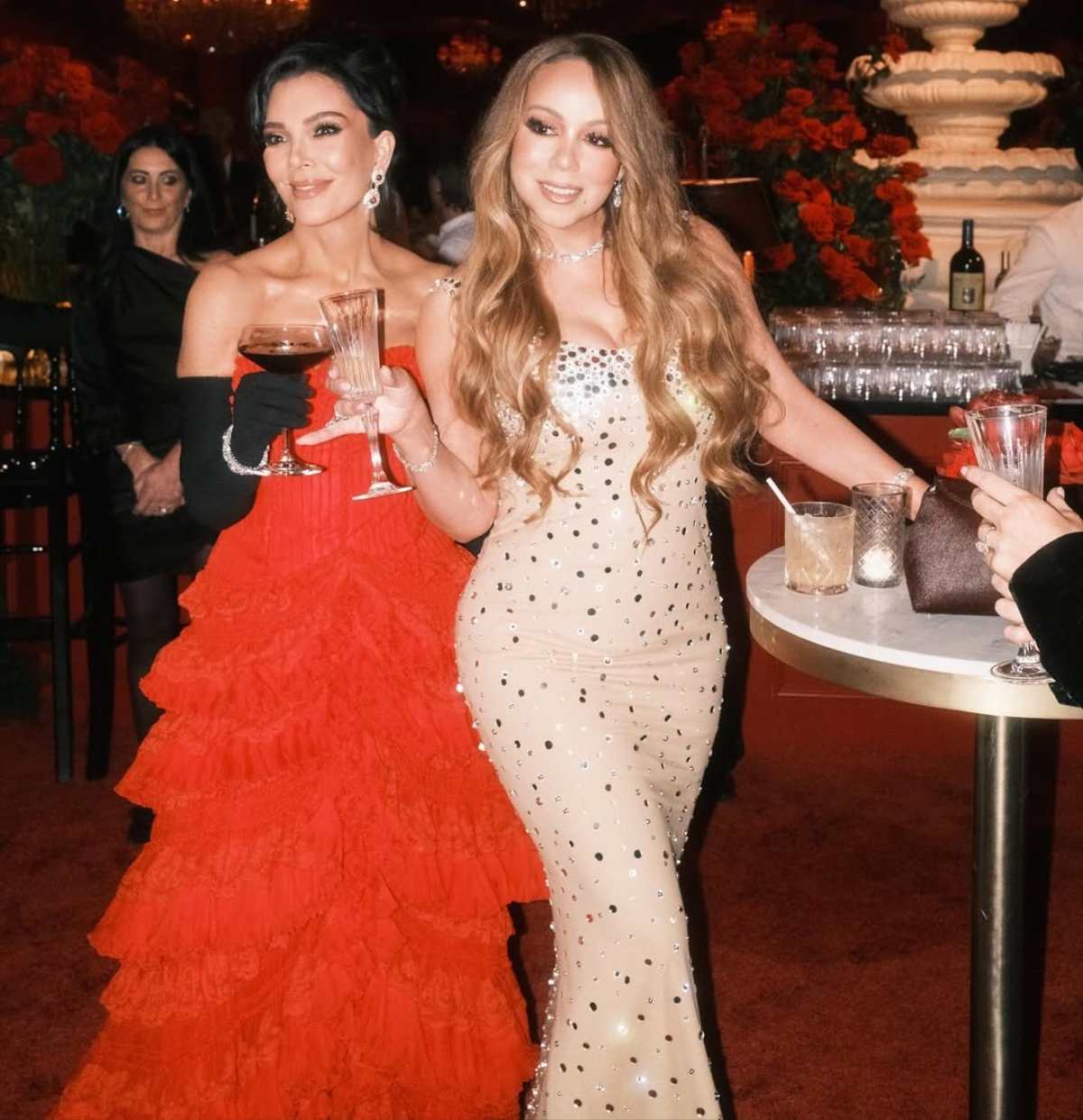 Kris Jenner y Mariah Carey / Foto: Instagram @krisjenner