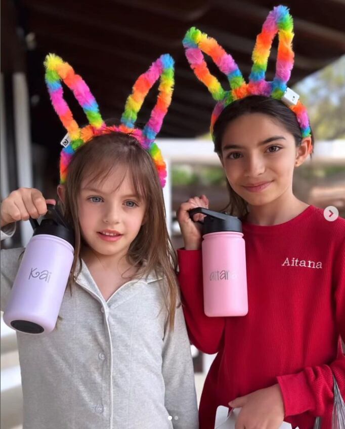 Aitana y Kailani, las más pequeñas de los Derbez. Foto: Instagram @aitana_derbez