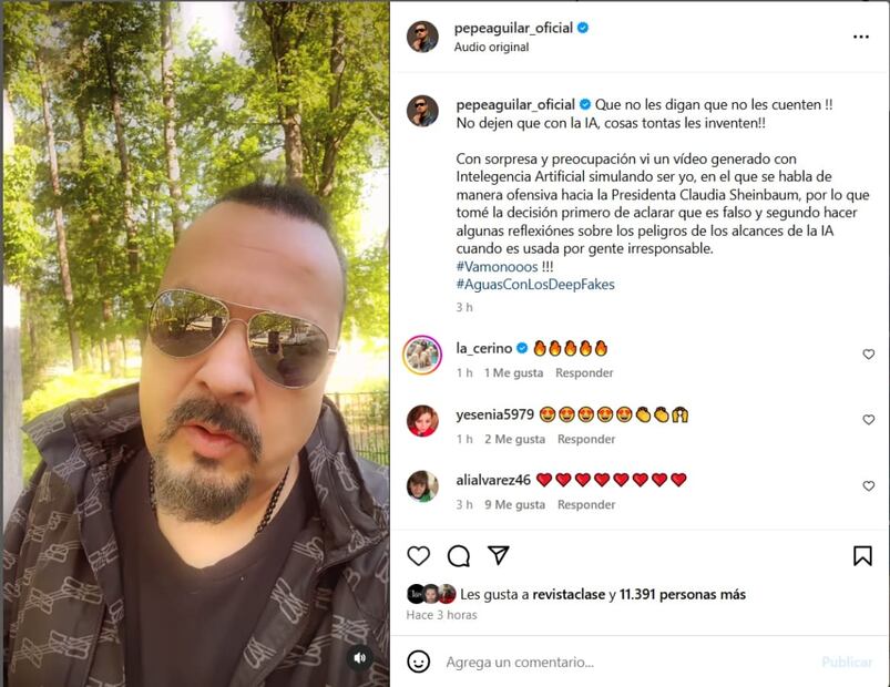 Pepe Aguilar desmiente video viral / Foto: Instagram @pepeaguilar_oficial
