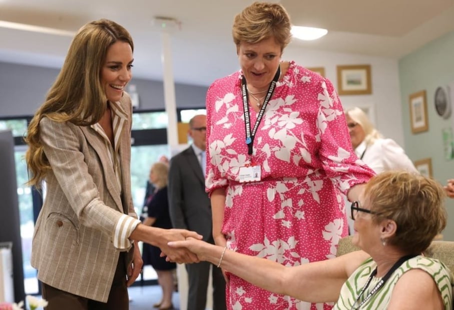 Kate Middleton de visita en el Hospital de Colchester / Foto: Stefan Rousseau - Getty Images