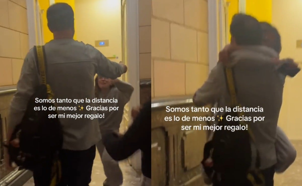 Sofía Castro y Pablo Bernot se reencontraron / Foto: Captura TikTok