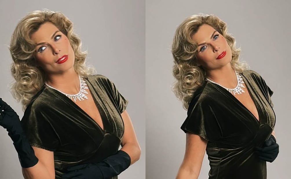 Montserrat Oliver se caracterizó como Miroslava Stern / Foto: Instagram @montserrat33