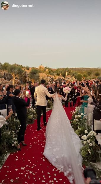 La boda religiosa de Sofía Castro y Pablo Bernot / Foto: Instagram