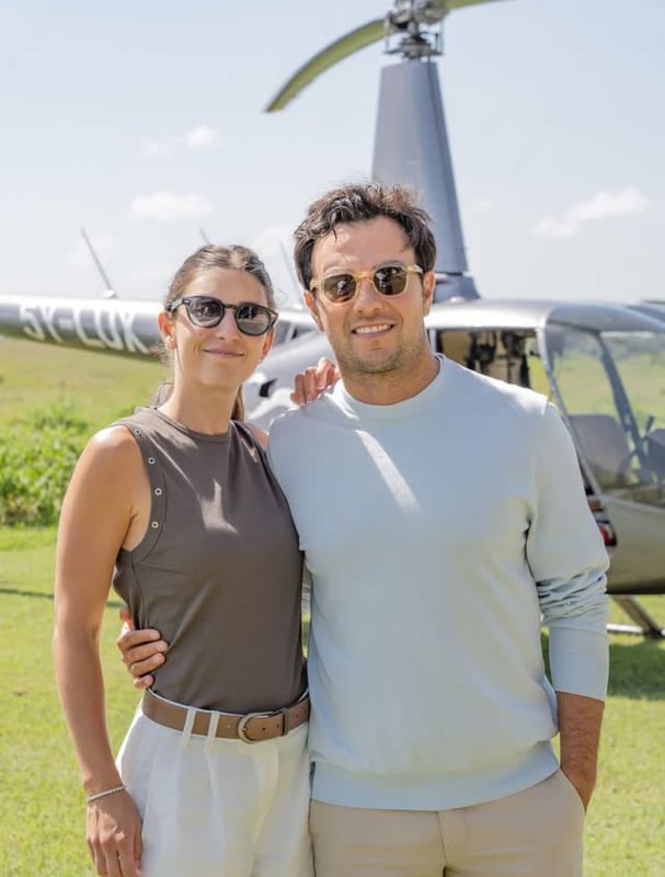 Las vacaciones de 'Checo' Pérez y Carola Martínez en África / Foto: Instagram
