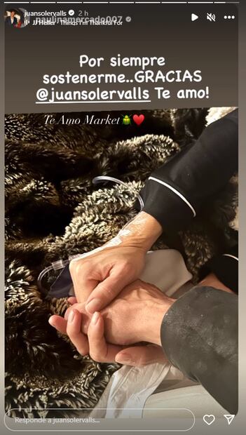 Paulina Mercado y Juan Soler/Instagram.