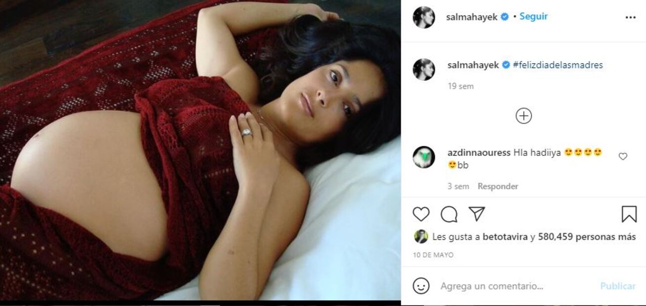 Salma Hayek felicita a su hija Valentina por su cumpleaños con una foto muy especial
