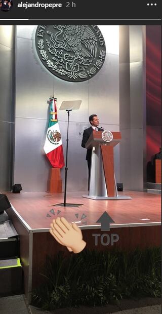 La familia de Enrique Peña Nieto llora durante su último informe de gobierno