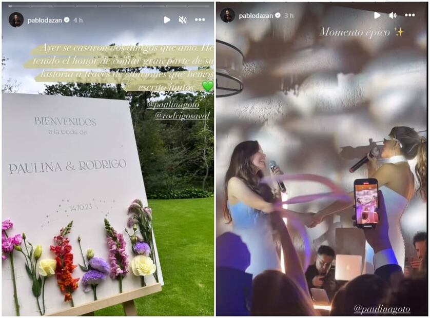Instagram: @paulinagoto / @rodrigosaval