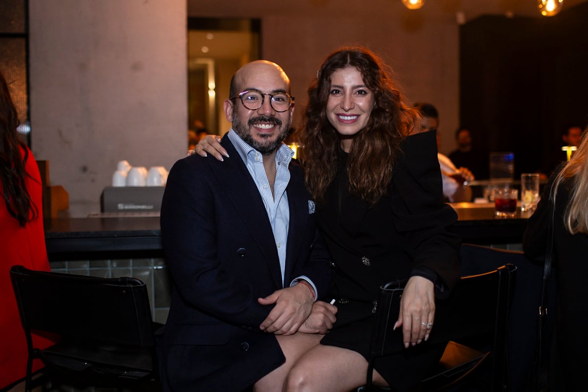 Sergio Moreno y Giselle Aboudib. (Foto: Esteban Torreblanca)