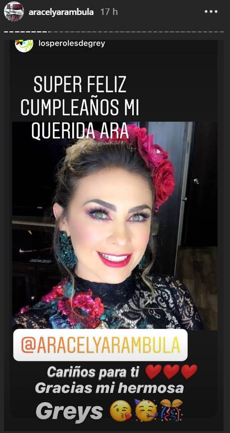 Así festejaron los hijos de Luis Miguel a Aracely Arámbula 