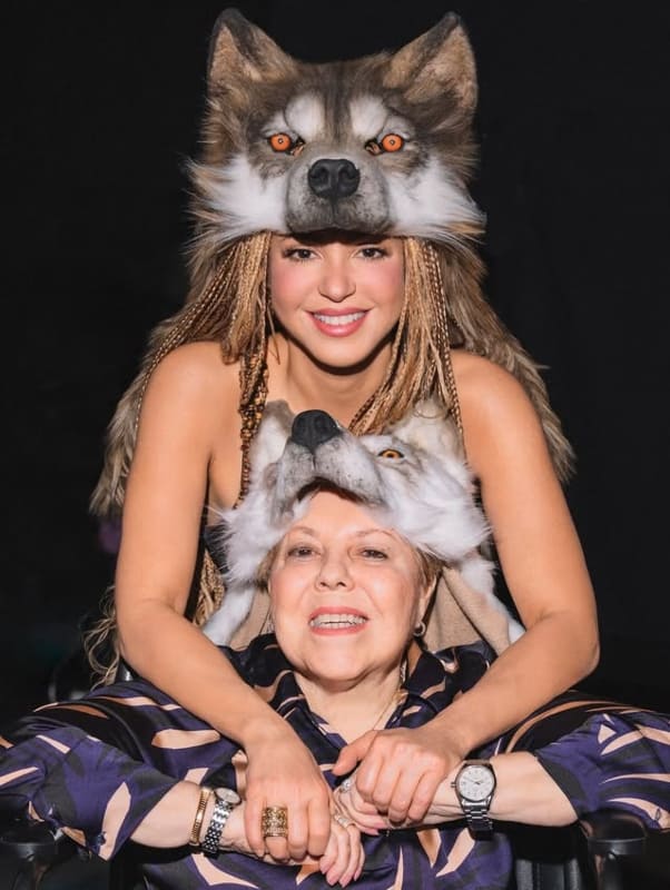 Shakira y su mamá, Nidia del Carmen / Foto: Instagram