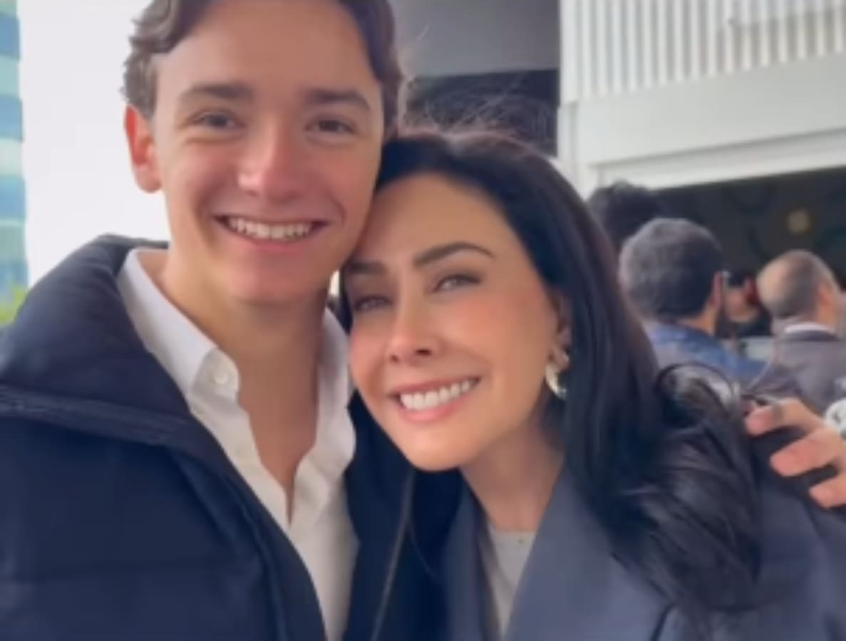 María Laura Medina de Salinas con su hijo Cristóbal / Foto: Instagram