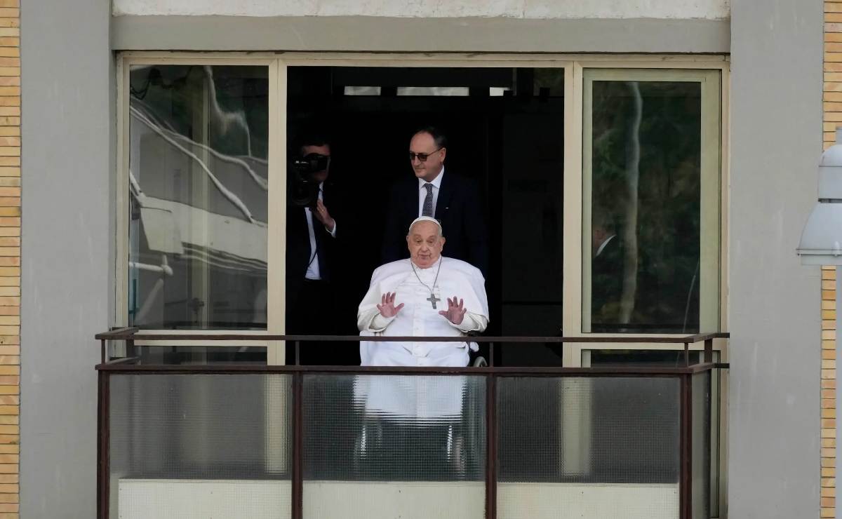 El papa Francisco reapareció tras su hospitalización / Foto: AFP