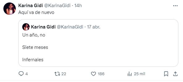 Karina Gidi/X