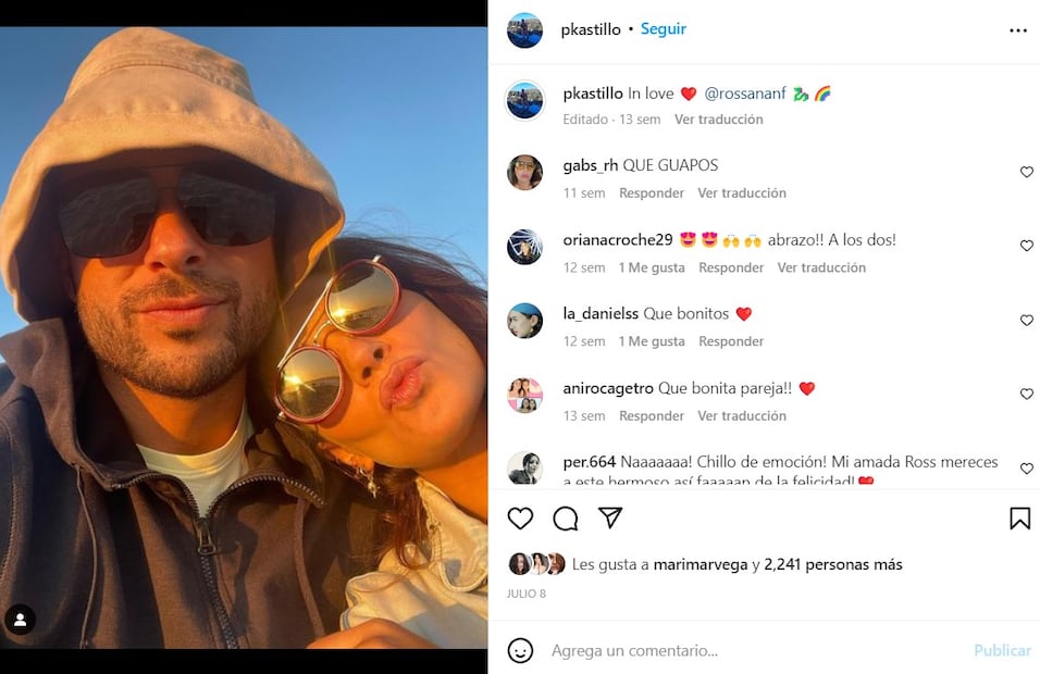 Rossana Nájera presume su bonito noviazgo con Pablo, hermano de Fernanda Castillo