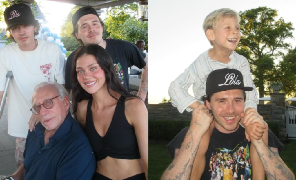 Brooklyn Beckham con la familia de su esposa, la modelo Nicola Peltz / Foto: Instagram