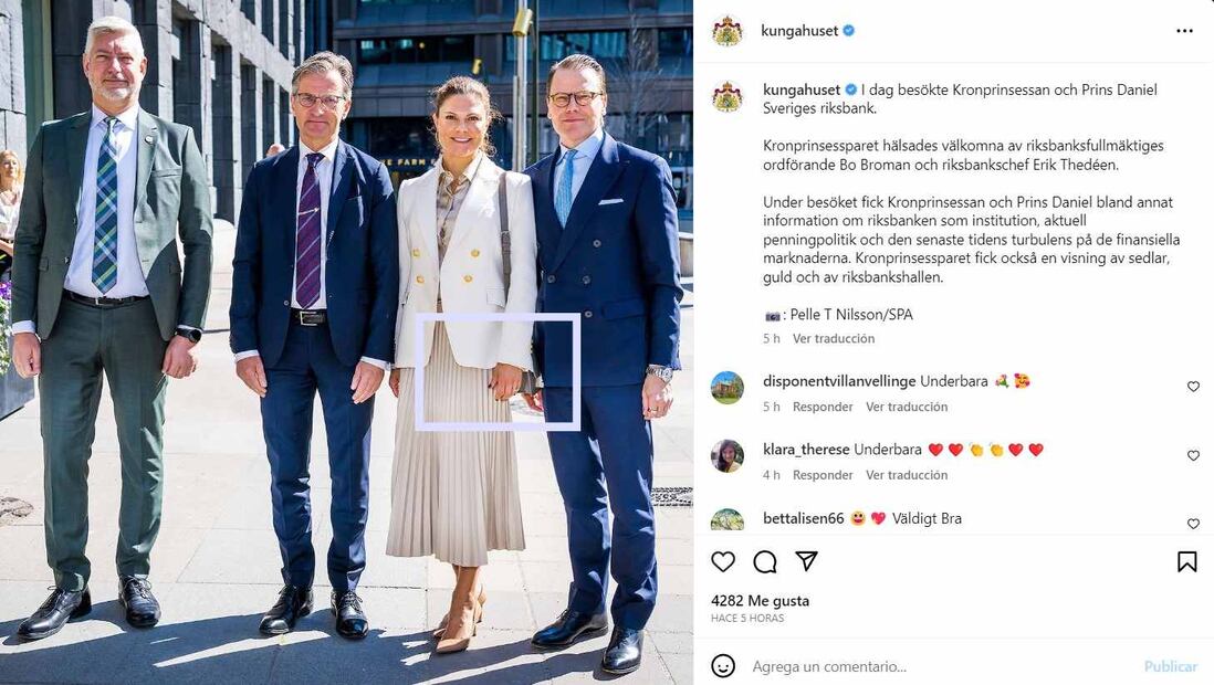 La princesa Victoria de Suecia, la más rockera con uñas negras