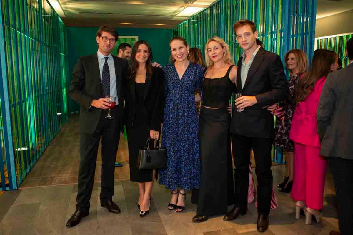 Gabriel Robles, Sara Miranda, Carmen Robles, Dagmar y Paul Malle. (Foto: Esteban Torreblanca)