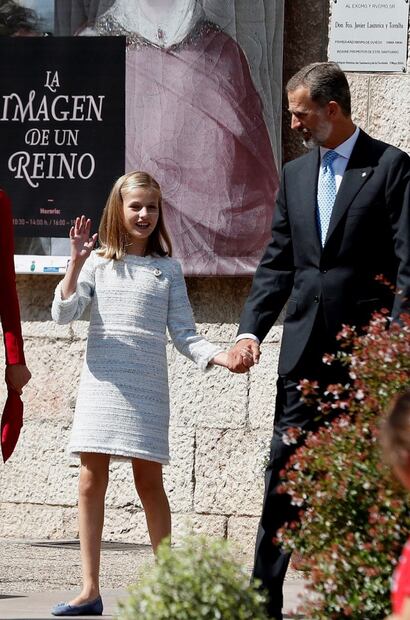 La princesa Leonor en su primer acto oficial como heredera al trono de España