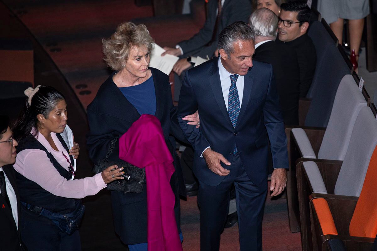 Mercedes Sánchez-Navarro y Carlos Slim Domit. (Foto: Esteban Torreblanca)