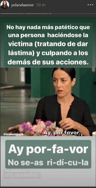 "No seas ridícula", respondió Yolanda Andrade a Verónica Castro 