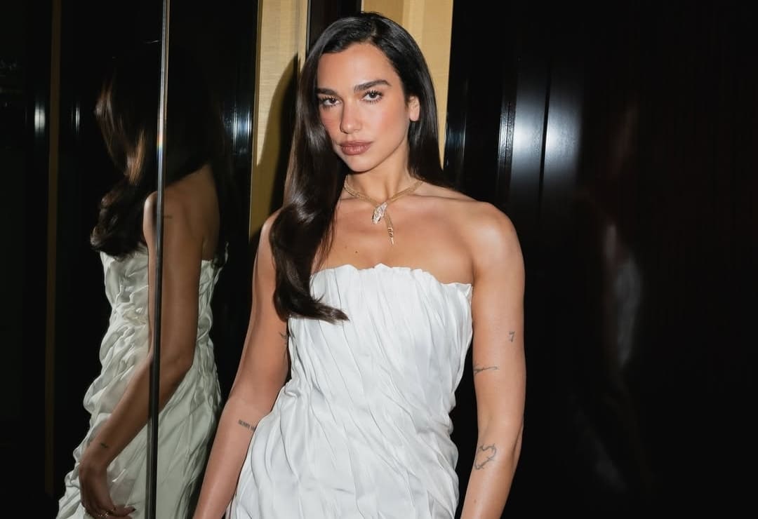 Dua Lipa y los detalles más especiales de su vestido de novia