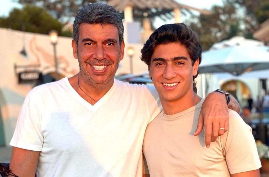 Arturo Elias Ayub con su hijo Alejandro Elias Slim / Foto: Instagram