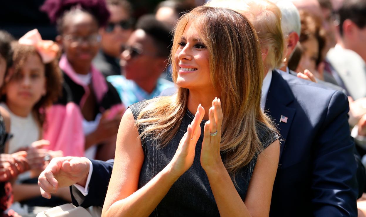 Melania Trump anuncia cambio en el jardín de rosas de la Casa Blanca
