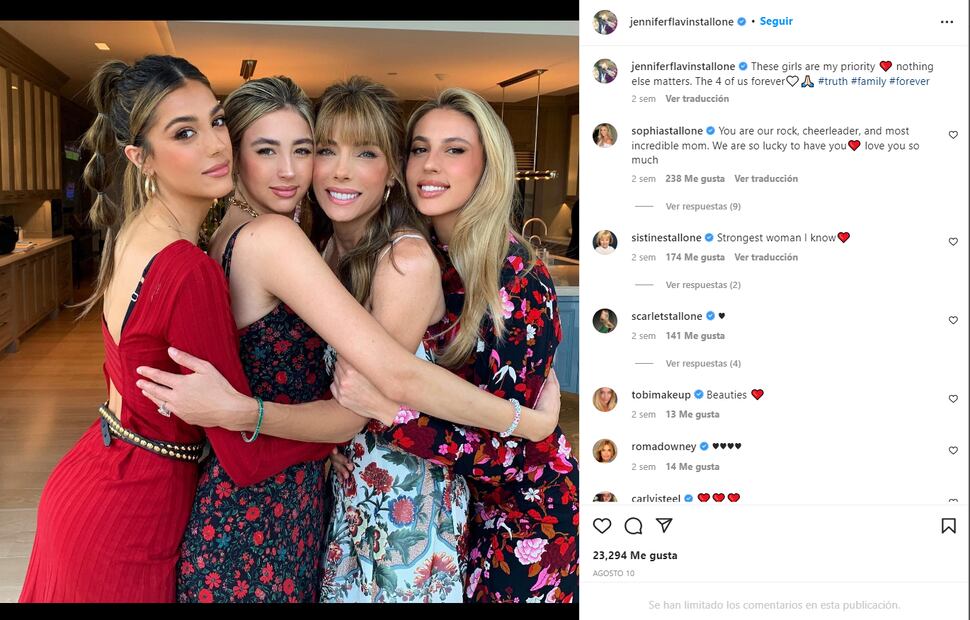 Sylvester Stallone se divorcia de Jennifer Flavin por problemas de dinero