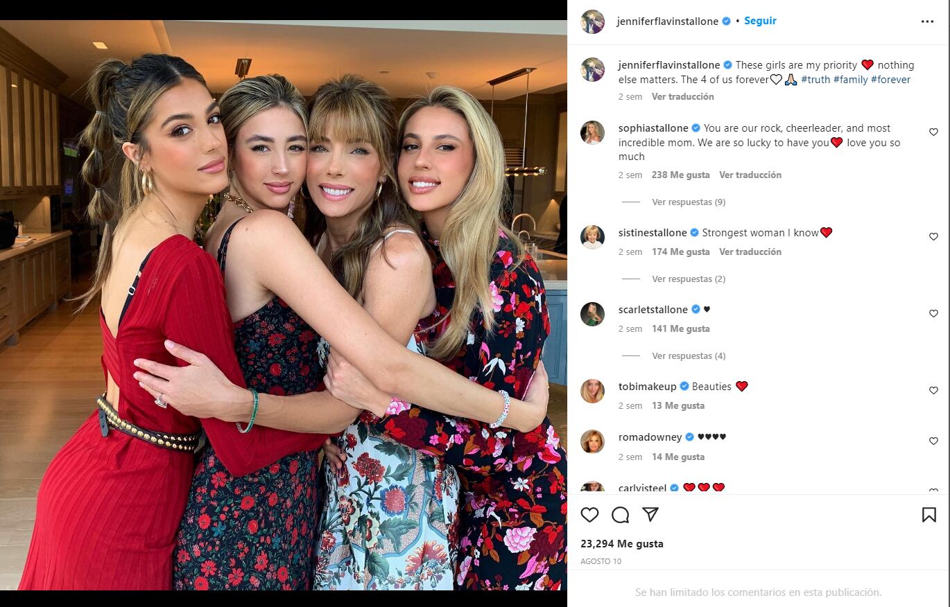 Sylvester Stallone se divorcia de Jennifer Flavin por problemas de dinero