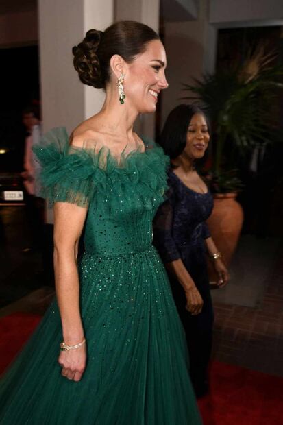 El dulce homenaje de Kate Middleton a Diana de Gales en su gira por Jamaica