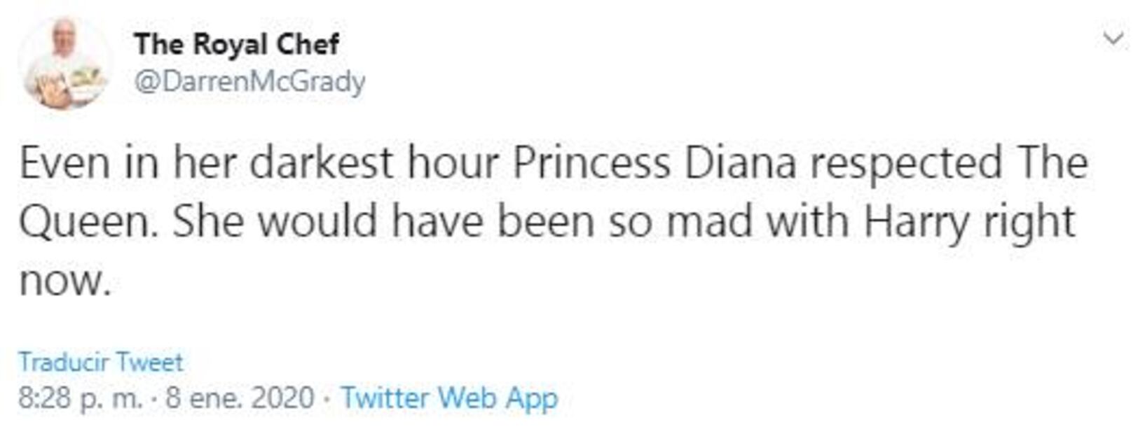 "La princesa Diana estaría furiosa", asegura ex empleado del palacio tras el escándalo de Harry y Meghan 