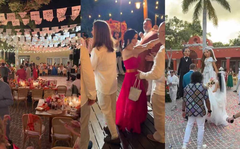 La boda mexicana de Martha Higareda y Lewis Howes / Fotos: Instagram - Captura