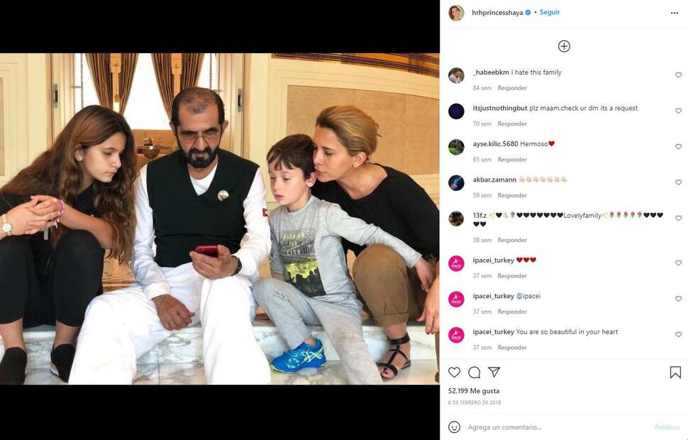Haya de Jordania y el emir de Dubai inician millonario proceso de divorcio