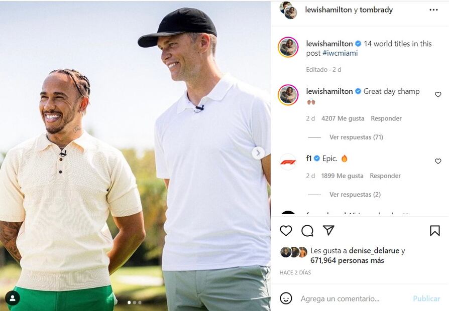 Fórmula 1: Las celebridades que son fans de este deporte