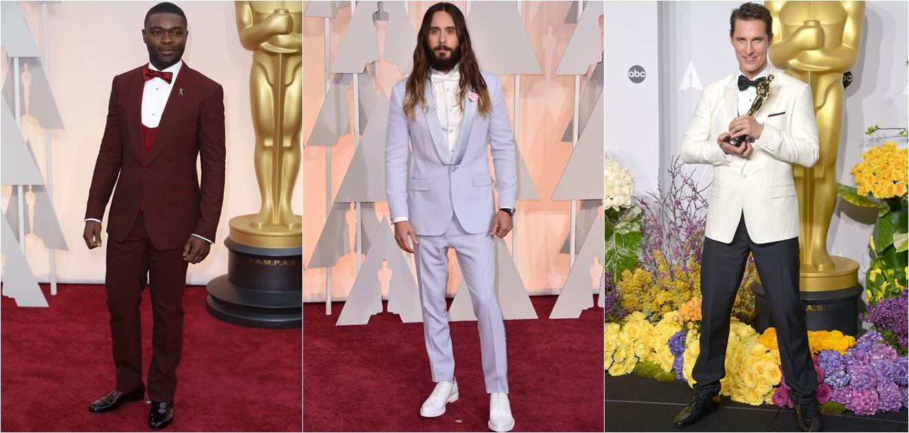 Los trajes más cool de los ganadores del Oscar