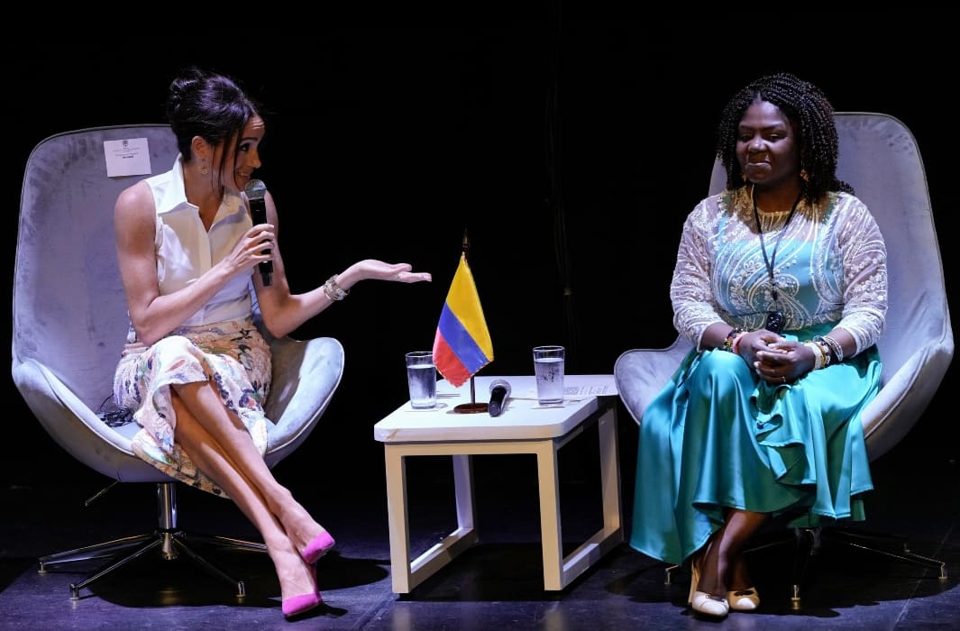 Meghan Markle y la vicepresidenta Francia Marquez en el foro 'Mujeres afro y poder' / Foto: AP
