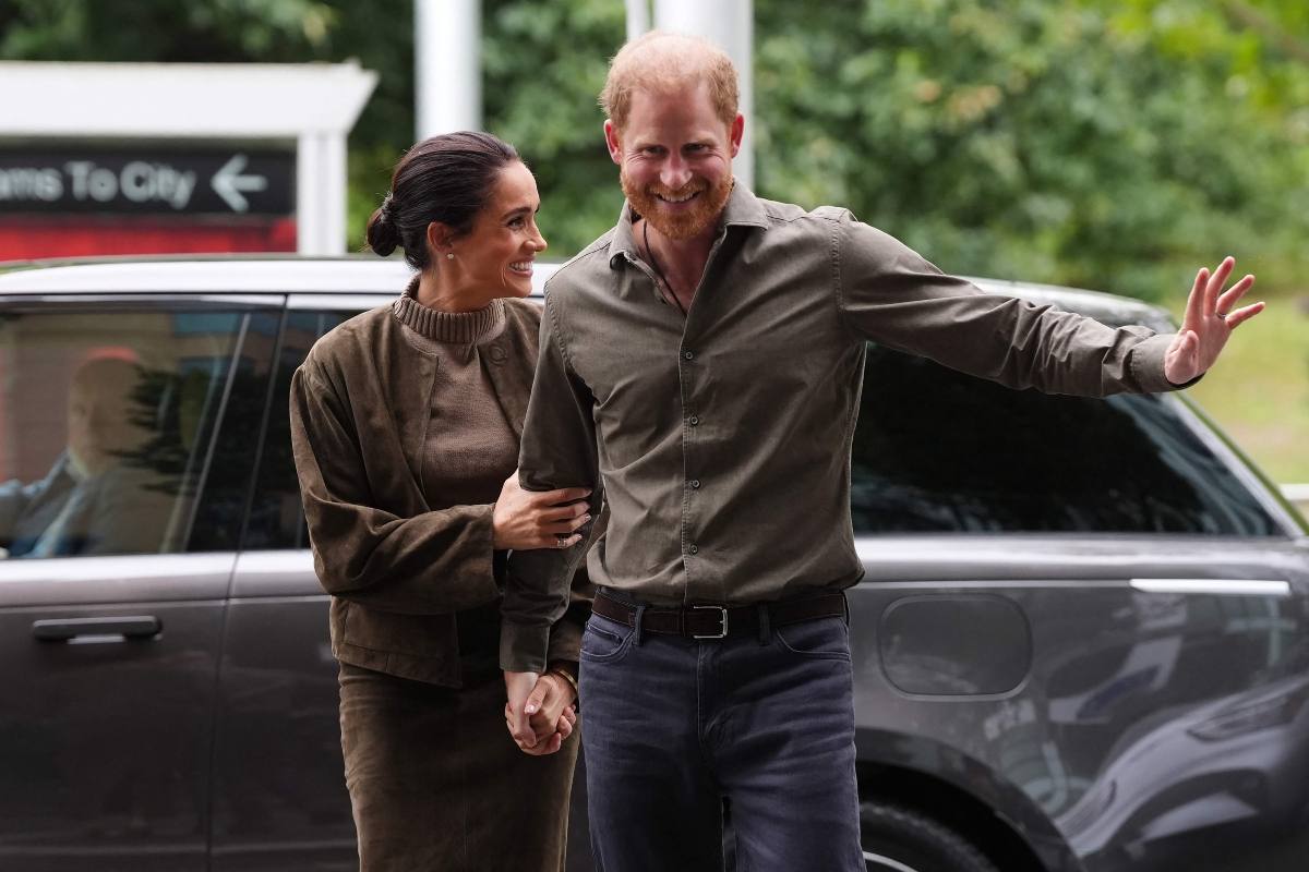 Meghan Markle y el príncipe Harry en su visita a Australia / Foto: AFP