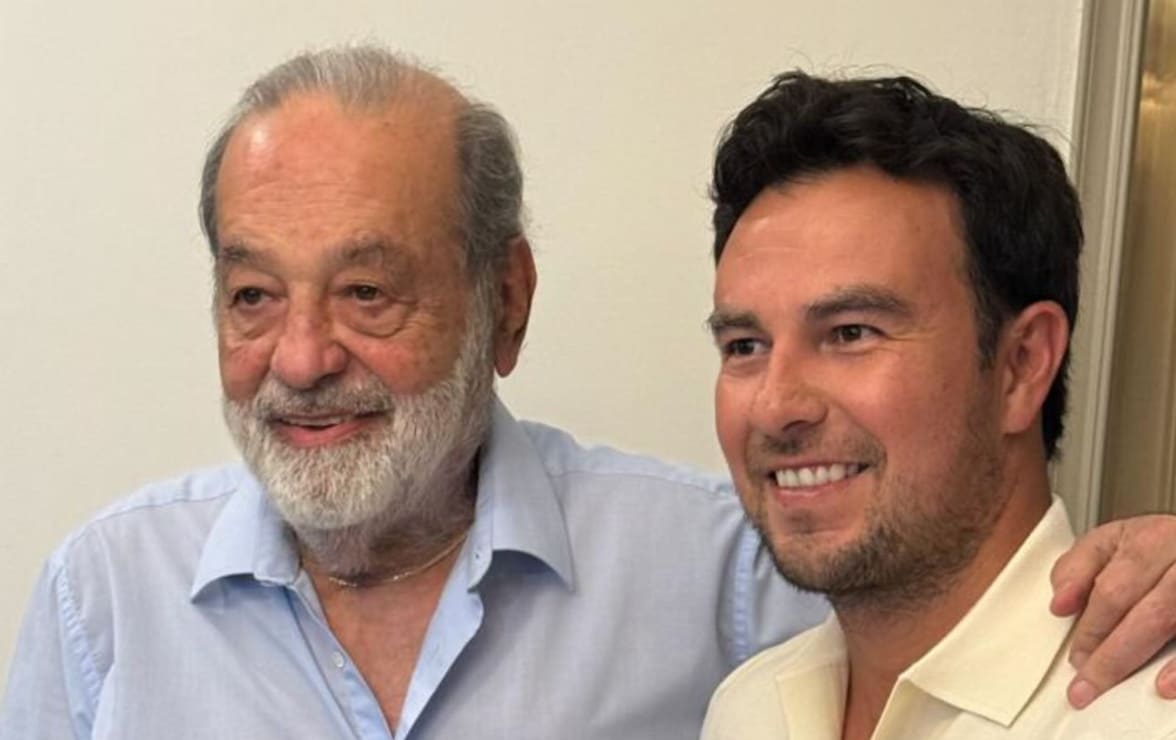 Así celebró Carlos Slim Helú el regreso de Sergio 'Checo' Pérez a la Fórmula 1
