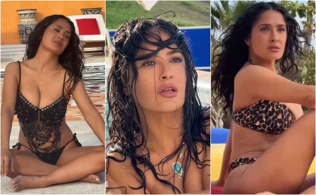 Salma Hayek en la revista 'Sports Illustrated Swimsuit' / Fotos: Instagram