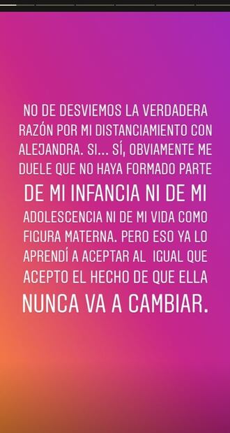 "Me duele que mi mamá se hospeda en el mismo hotel con mi ex", Frida Sofía se despide de Alejandra Guzmán 