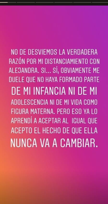 "Me duele que mi mamá se hospeda en el mismo hotel con mi ex", Frida Sofía se despide de Alejandra Guzmán 