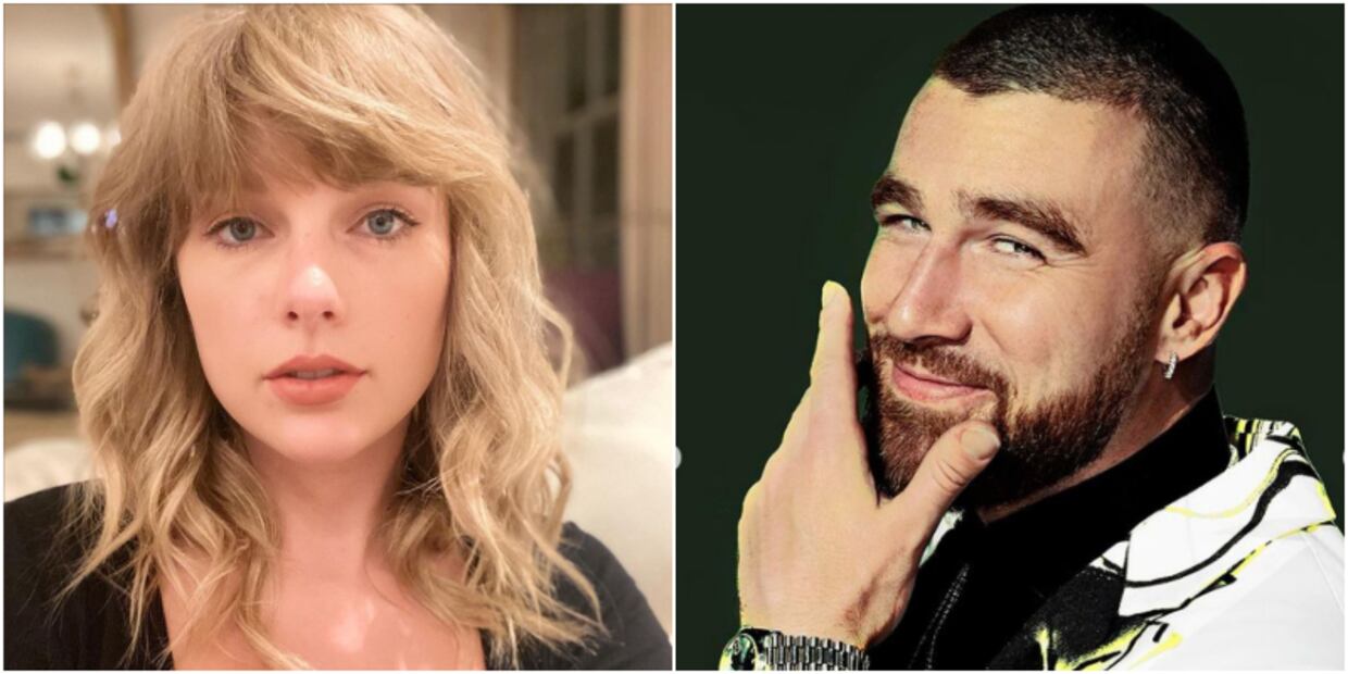 Taylor Swift y Travis Kelce/Instagram.