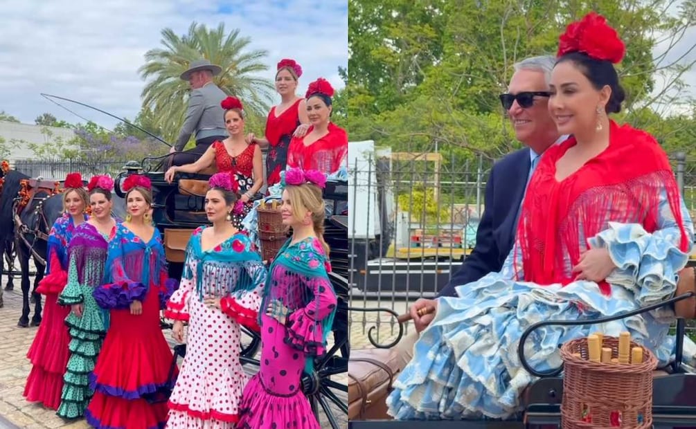 Ricardo Salinas Pliego y María Laura Medina compartieron algunos detalles de su visita a Sevilla / Fotos: Instagram @marialauramedinadesalinas