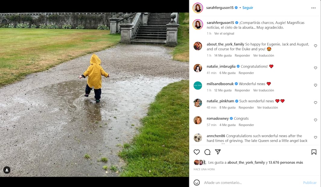 La princesa Eugenia de York está embarazada por segunda vez